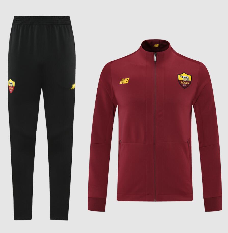 2021/22 AS Roma Red Training Kits Jacket with Pants